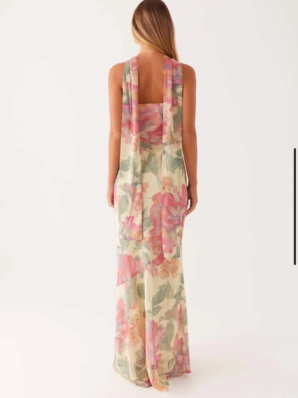 Peppermayo Under the Pagoda Maxi Dress in Yellow Peony - Picture 3 of 11